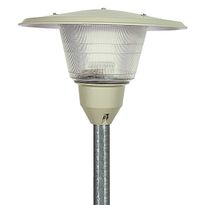 Pylväsvalaisin Airam Puistoprisma, 100W, E27, harmaa, Verkkokaupan poistotuote