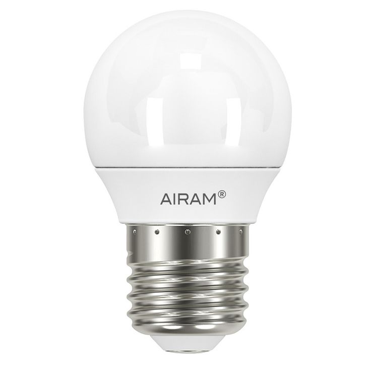 LED-pienkupulamppu Airam Pro P45 840, E27, 4000K, 470lm