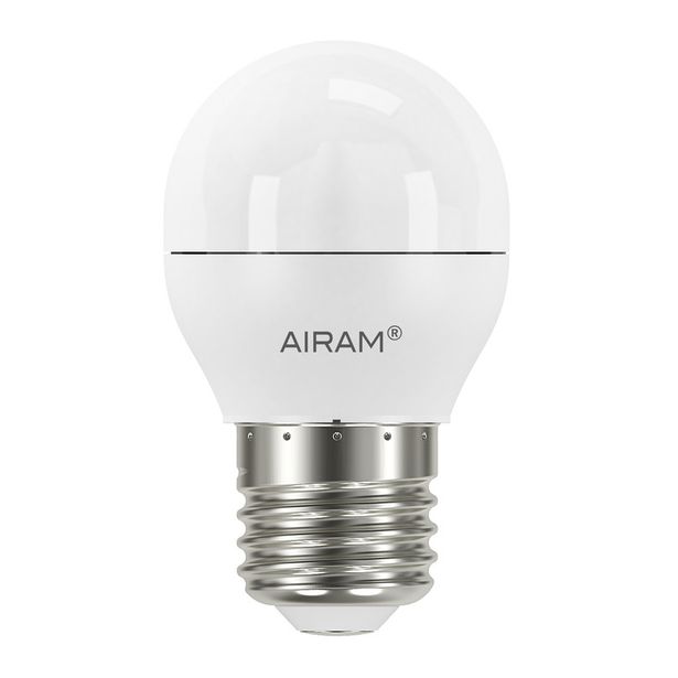 LED-pienkupulamppu Airam Pro P45 840 DIM, E27, 4000K, 470lm, OP, himmennettävä