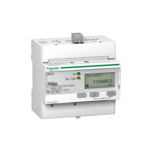 Energiamittari Schneider Electric Acti 9 iEM3135 63A M-bus I/O MID