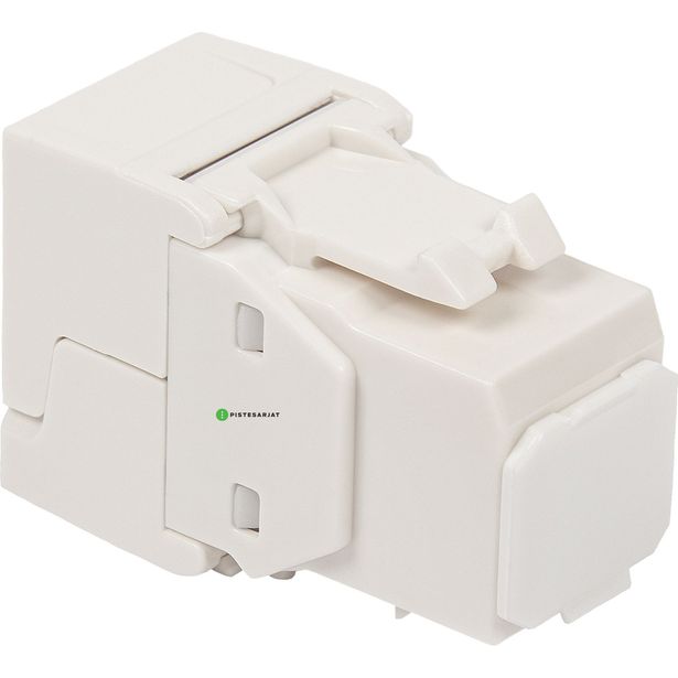Liitin Pistesarjat Cat6 RJ45 UTP Keystone, valkoinen