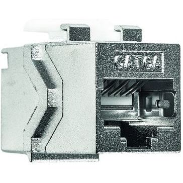 Verkkoliitin Pistesarjat Cat6a, RJ45-RJ45 Keystone jatko