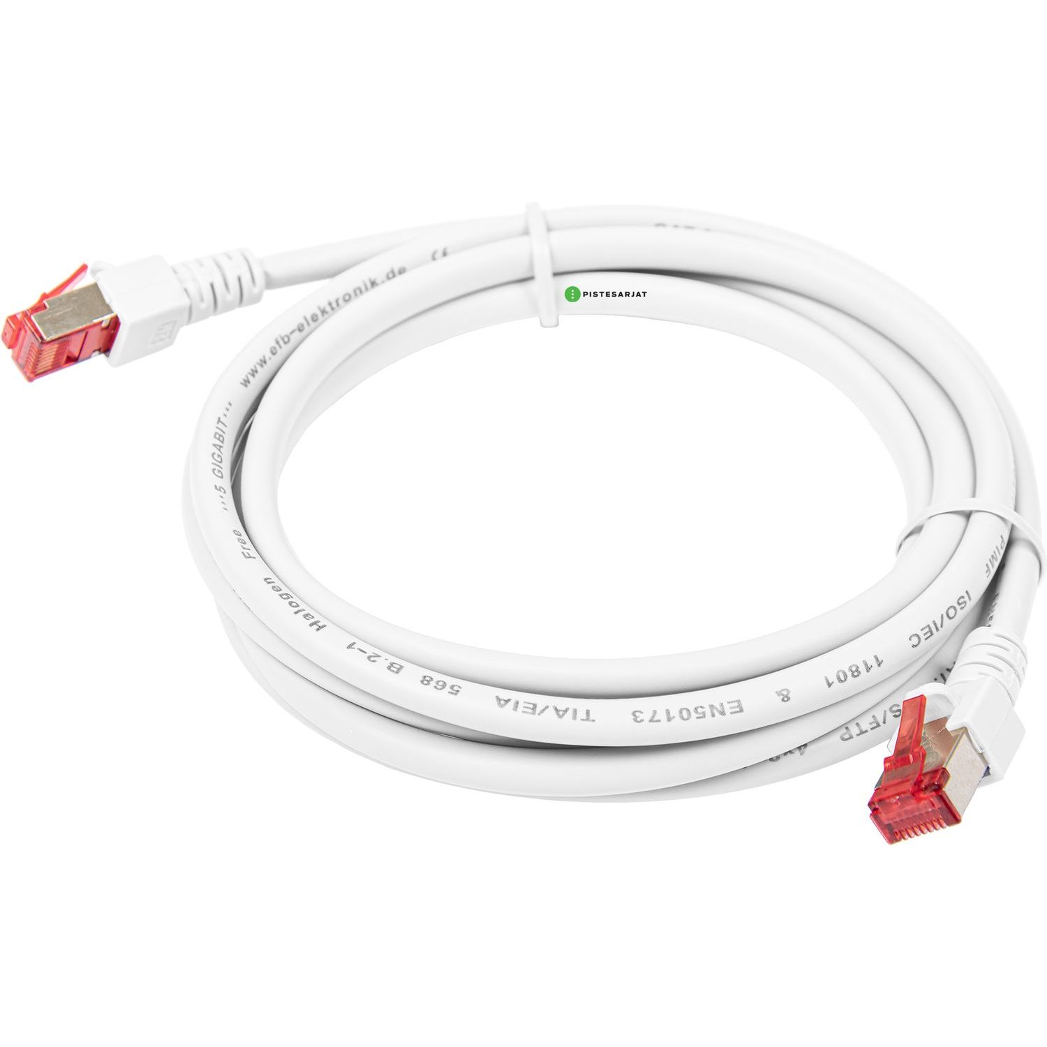 Verkkokaapeli Pistesarjat Cat6 S/FTP, valkoinen, 1.5m