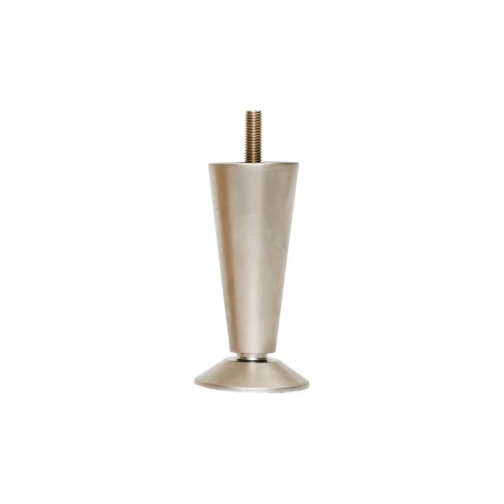 Sängynjalat Metalli, 13cm, 4-pak, harmaa/beige (78134)