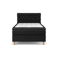 Sänkypaketti Estelle, 140x200 cm, sametti, musta (42150)