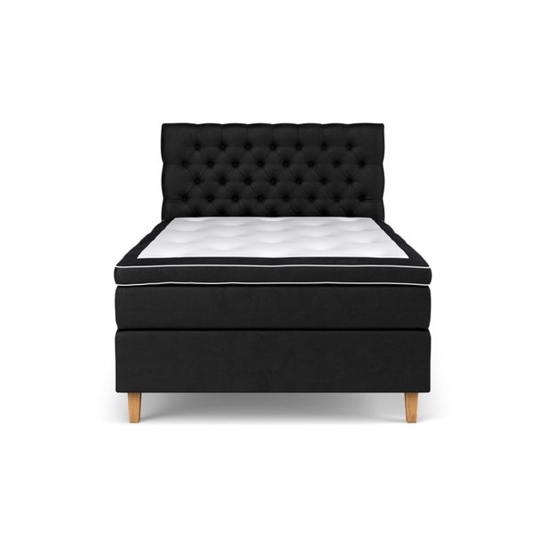 Sänkypaketti Estelle, 140x200 cm, sametti, musta (42150)