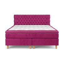 Sänkypaketti Estelle, 210x210 cm, sametti, vaaleanpunainen (42695)