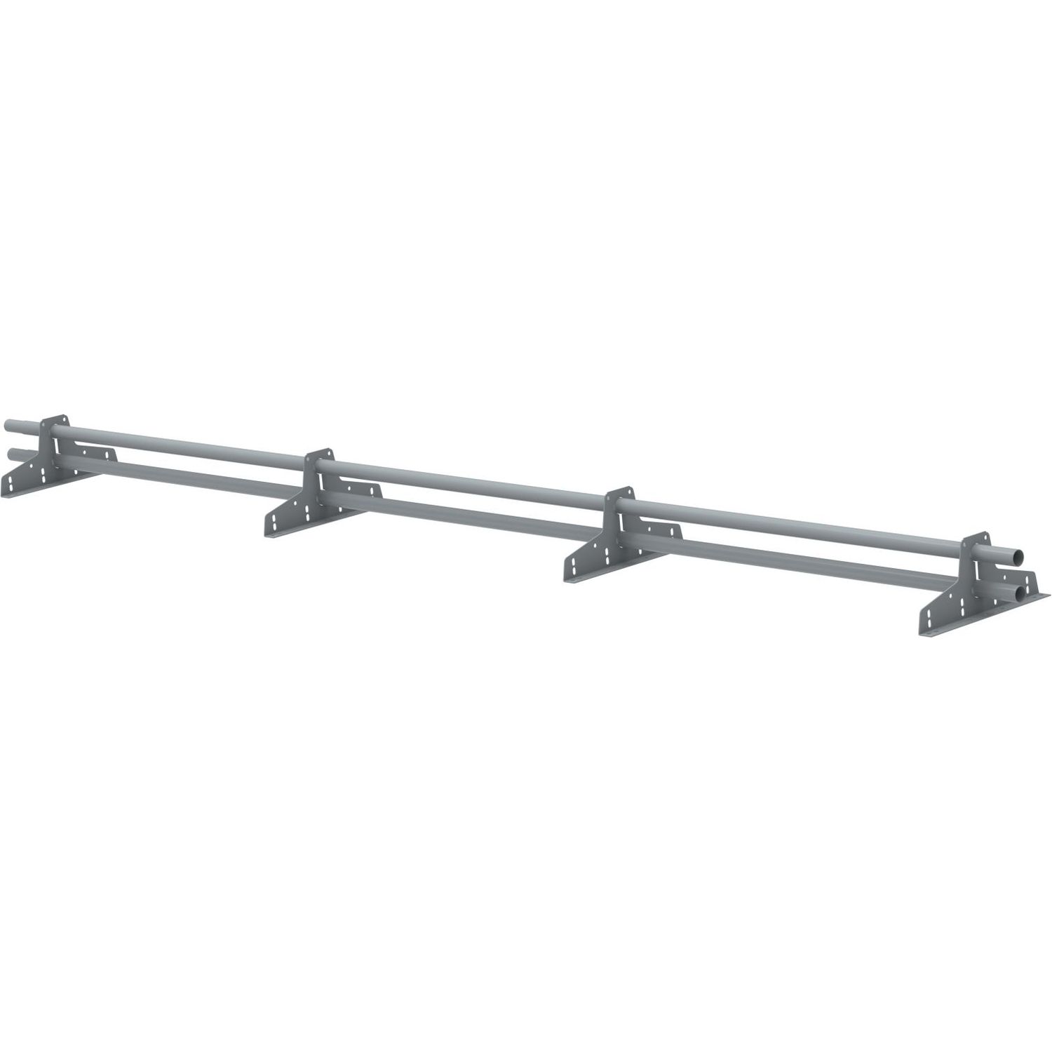 Lumiestepaketti Ruukki, suorauraisille peltikatoille (Suoraura 400), 3m, 2 lumiesteputkea + asennussarja, RR750 tiilenpunainen