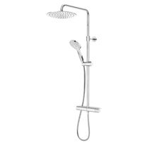 Sadesuihkusetti Gustavsberg Estetic Round, 150 cc, hyllyllä, kromi, Verkkokaupan poistotuote