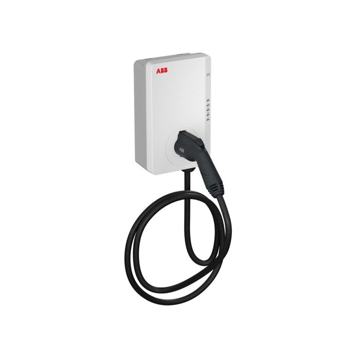 Sähköauton latausasema ABB Terra AC W22-G5-R-C-0 wallbox, Type2, 22kW (3x32A), 5m kaapeli, RFID ja 4G