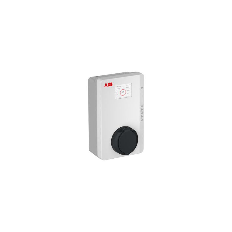 Sähköauton latausasema ABB Terra AC W11-T-RD-MC-0 wallbox, Type2, 11kW(3x16A), MID sertifioitu näytöllä, RFID ja 4G