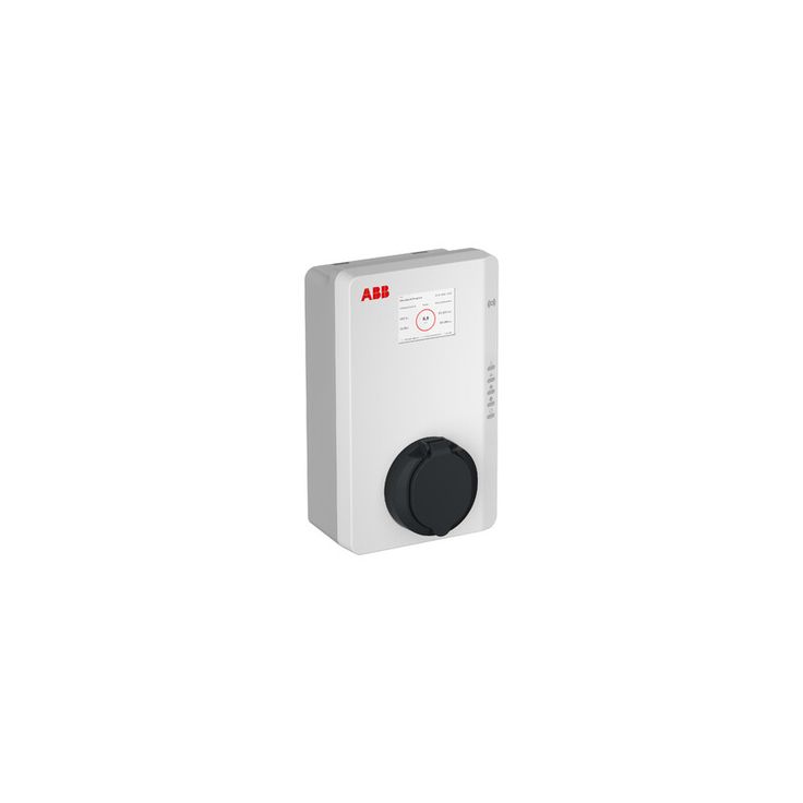 Sähköauton latausasema ABB Terra AC W22-T-RD-M-0 wallbox, Type2, 22kW (3x32A), MID sertifioitu näytöllä, RFID
