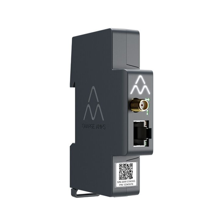 Sähköauton latausasemaohjain Charge Amps Amp Guard, dynaamista kuormanhallintaa varten, 1- tai 3-vaihe, 63A asti, WiFi, LAN