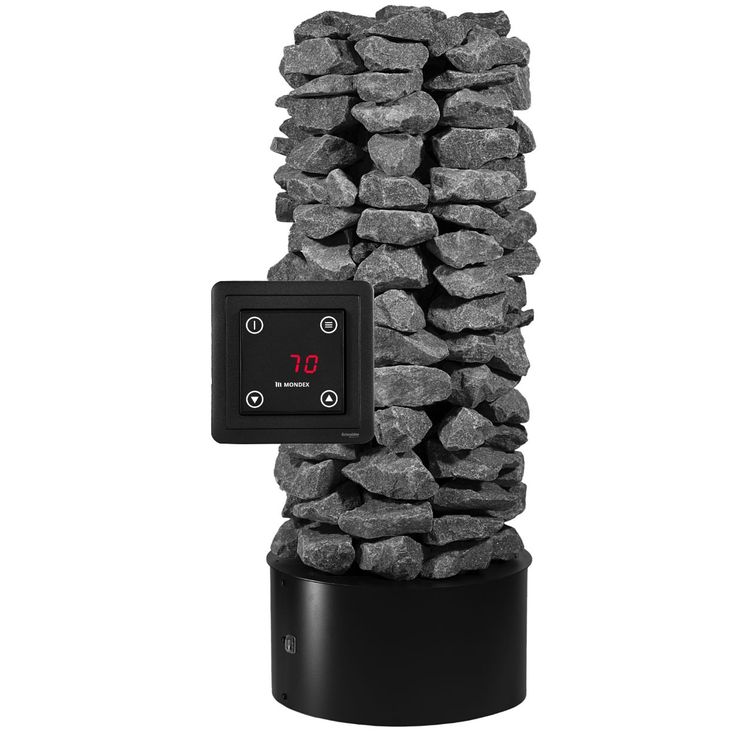 Sähkökiuas Mondex Rakka E2, 6.6kW, 6-9m3, erillinen ohjaus
