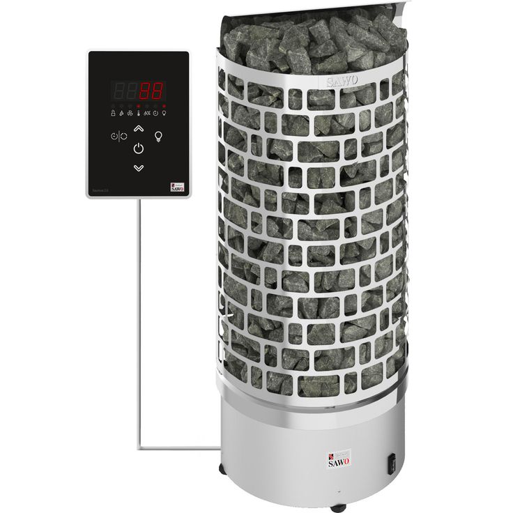 Sähkökiuas SAWO Aries Wall Ni2, 4,5 kW, 3-6m³, erillinen ohjaus