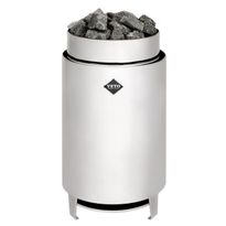 Sähkökiuas VETO SK15, 15kW, 14-24m³, erillinen ohjaus, kiiltävä rosteri