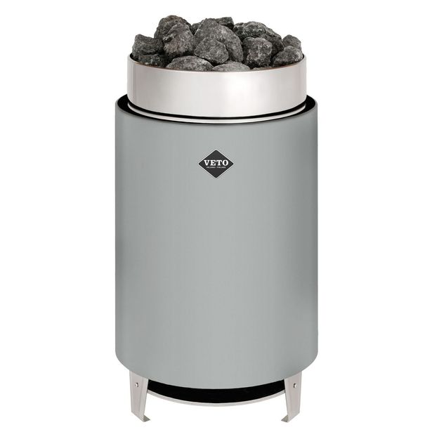 Sähkökiuas VETO SK22, 22.5kW, 25-36m³, erillinen ohjaus, harmaa