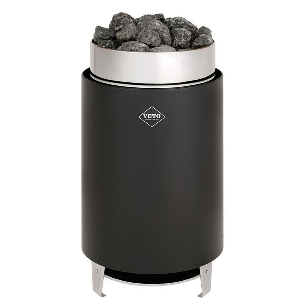 Sähkökiuas VETO SK20, 20kW, 22-32m³, erillinen ohjaus, musta