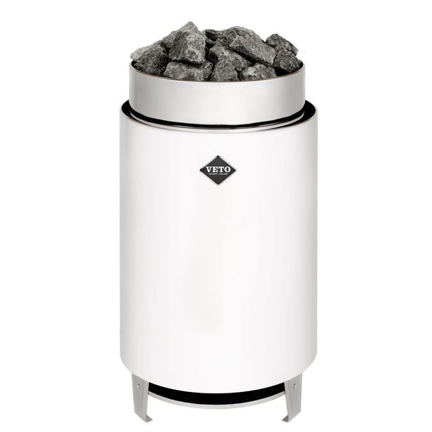 Sähkökiuas VETO SK22, 22.5kW, 25-36m³, erillinen ohjaus, valkoinen
