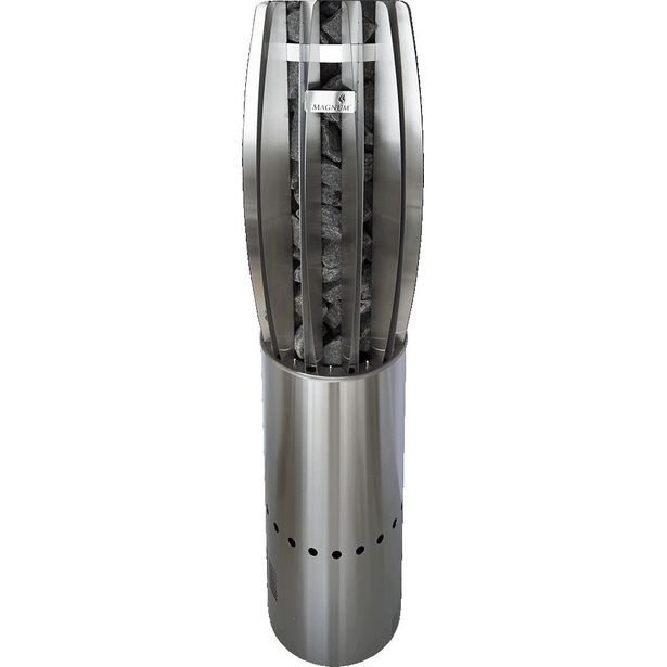 Sähkökiuas Magnum Original Tulppaani, kuituvaloilla, 10.5kW, 10-20m³, erillinen ohjaus