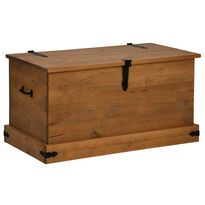 Säilytysarkku HALDEN, 91x48x47 cm massiivipuumänty, eri värejä (43184)