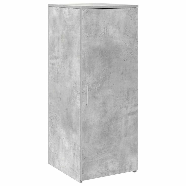 Säilytyskaappi betoninharmaa 40x45x103,5 cm tekninen puu (59036)