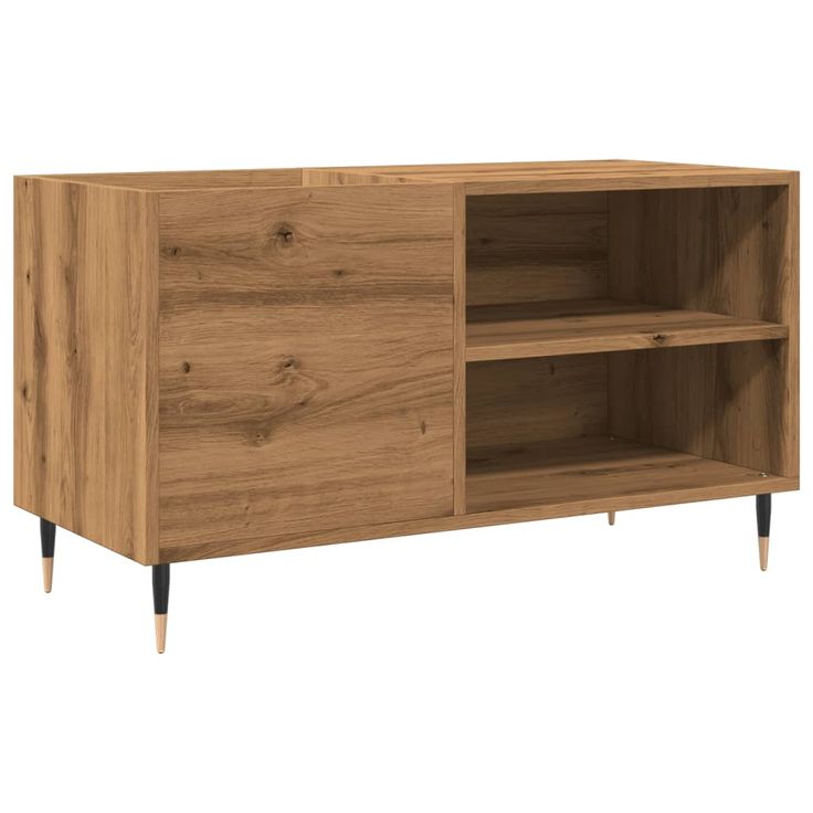 Säilytyskaappi LP-levyille artesaani tammi 84,5x38x48 cm puu (57241)
