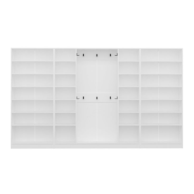 Säilytyskokonaisuus eteiseen Linento Furniture Kale - 8126, valkoinen