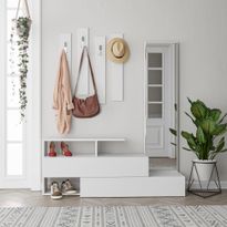 Säilytyskokonaisuus eteiseen Linento Furniture Ramda, eri värejä