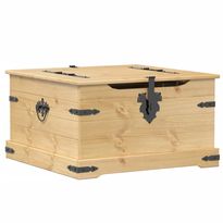 Säilytyslaatikko Corona 78x78x45 cm täysi mänty (02771)