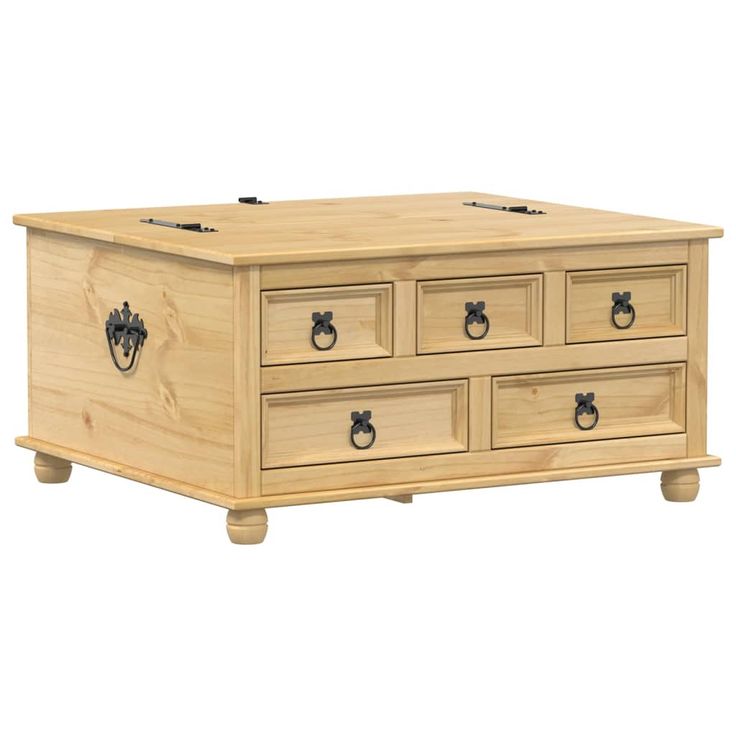 Säilytyslaatikko Corona 90x78x45 cm täysi mänty (02770)