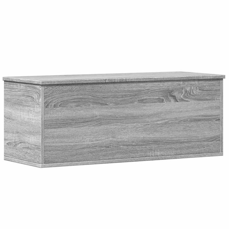 Säilytyslaatikko harmaa Sonoma 90x35x35 cm tekninen puu (40686)