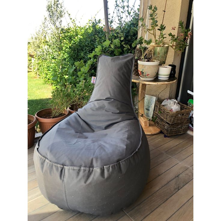 Säkkituoli Linento Furniture Aktif, harmaa
