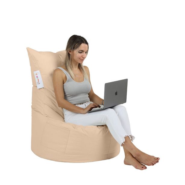 Säkkituoli ulos Linento Garden Balina, beige