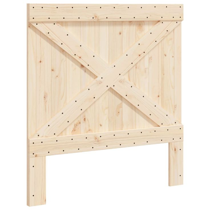 Sängynpääty 100x104 cm täysi mänty (58405)