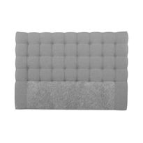 Sängynpääty Berg &amp; Strand Royal 160cm Napit vaaleanharmaa