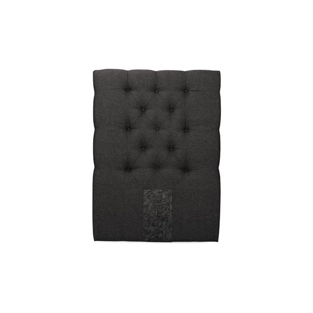 Sängynpääty Berg & Strand Royal 90cm Napit tummanharmaa