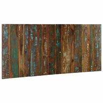 Sängynpääty Monivärinen 180 cm Massiivipuu Kierrätetty (17513)