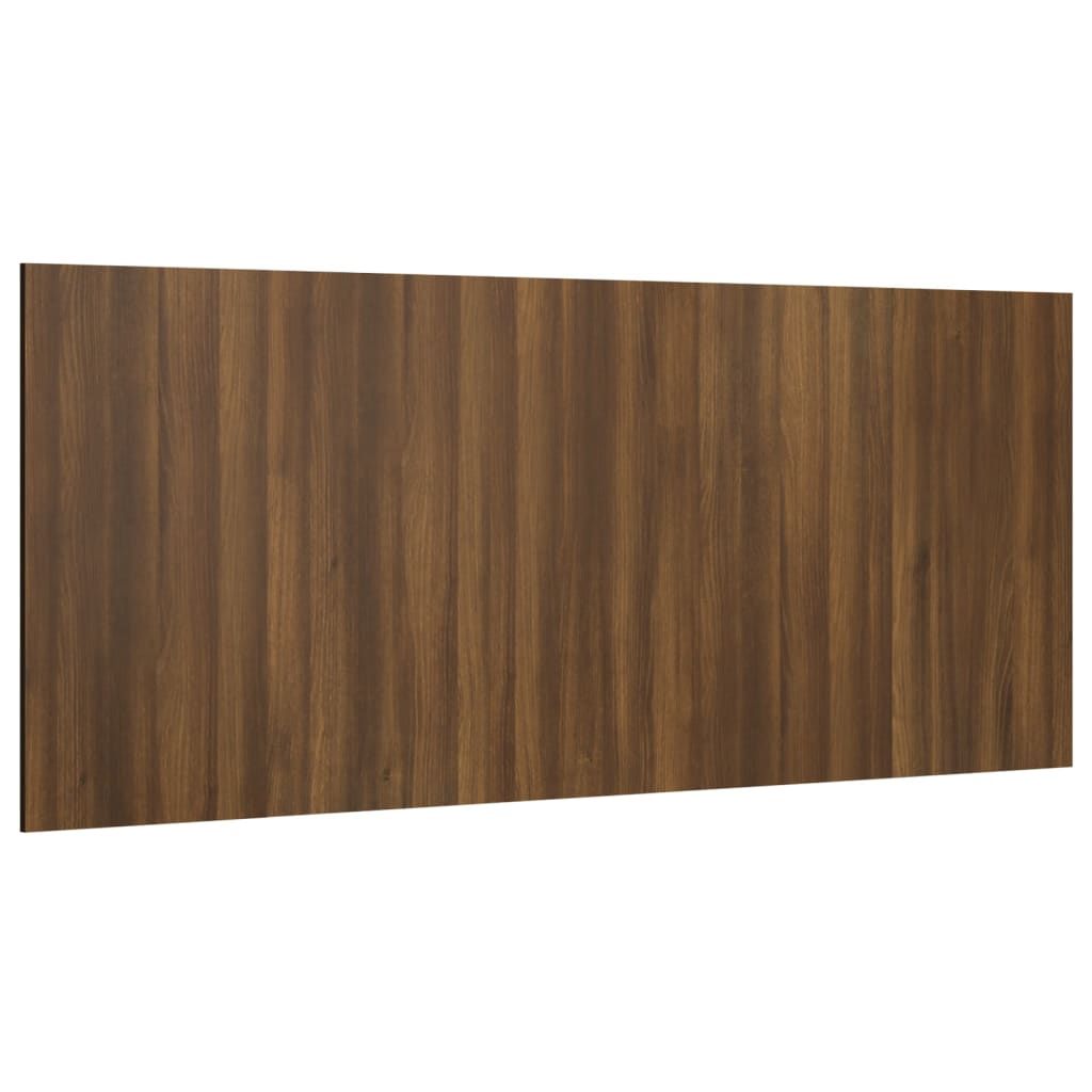 Sängynpääty ruskea tammi 200x1,5x80 cm tekninen puu (16978)