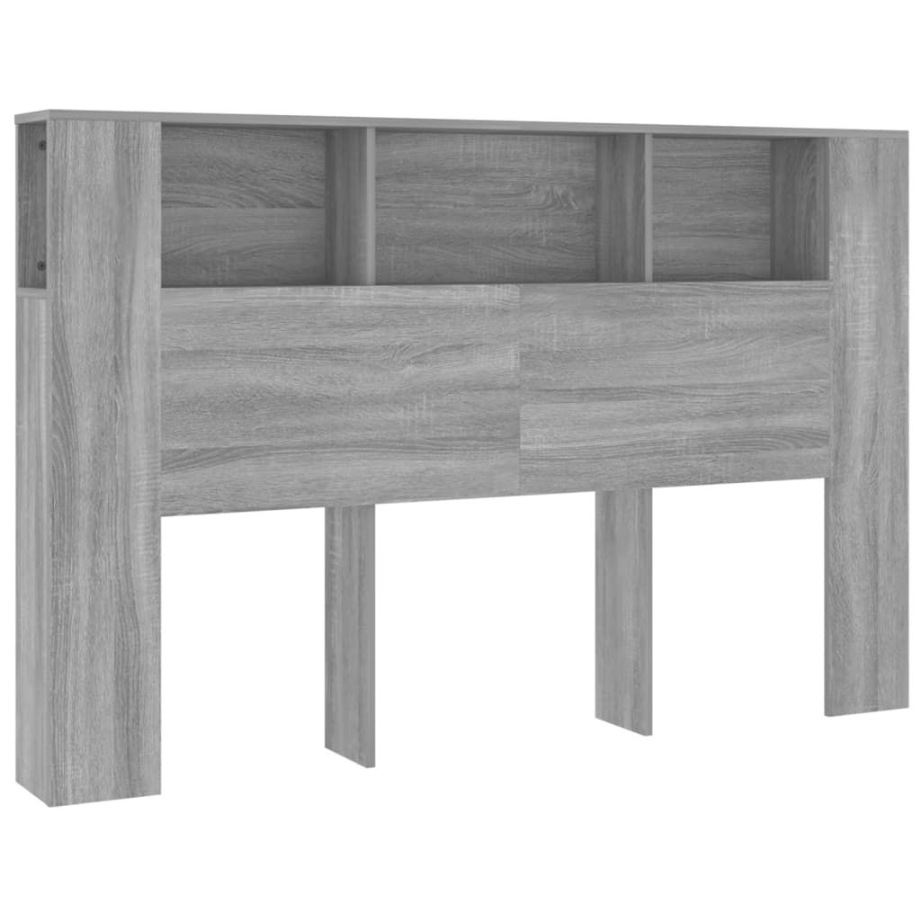 Sängynpääty säilytystilalla harmaa Sonoma 160x18,5x104,5 cm (17274)