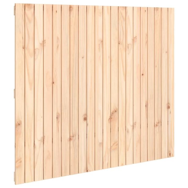 Sängynpääty seinälle 127,5x3x110 cm täysi mänty (24938)