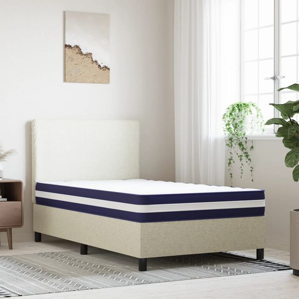 Sängynpatja pussijousituksella keskikova 100x200 cm (72850)