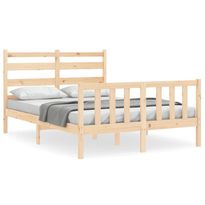 Sängynrunko päädyllä Small Double täysi puu (92006)
