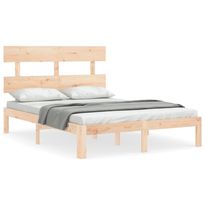 Sängynrunko päädyllä Small Double täysi puu (93501)