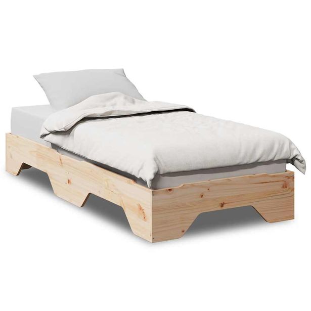 Sängynrunko Pinottava 75x190 cm massiivipuuta (59211)