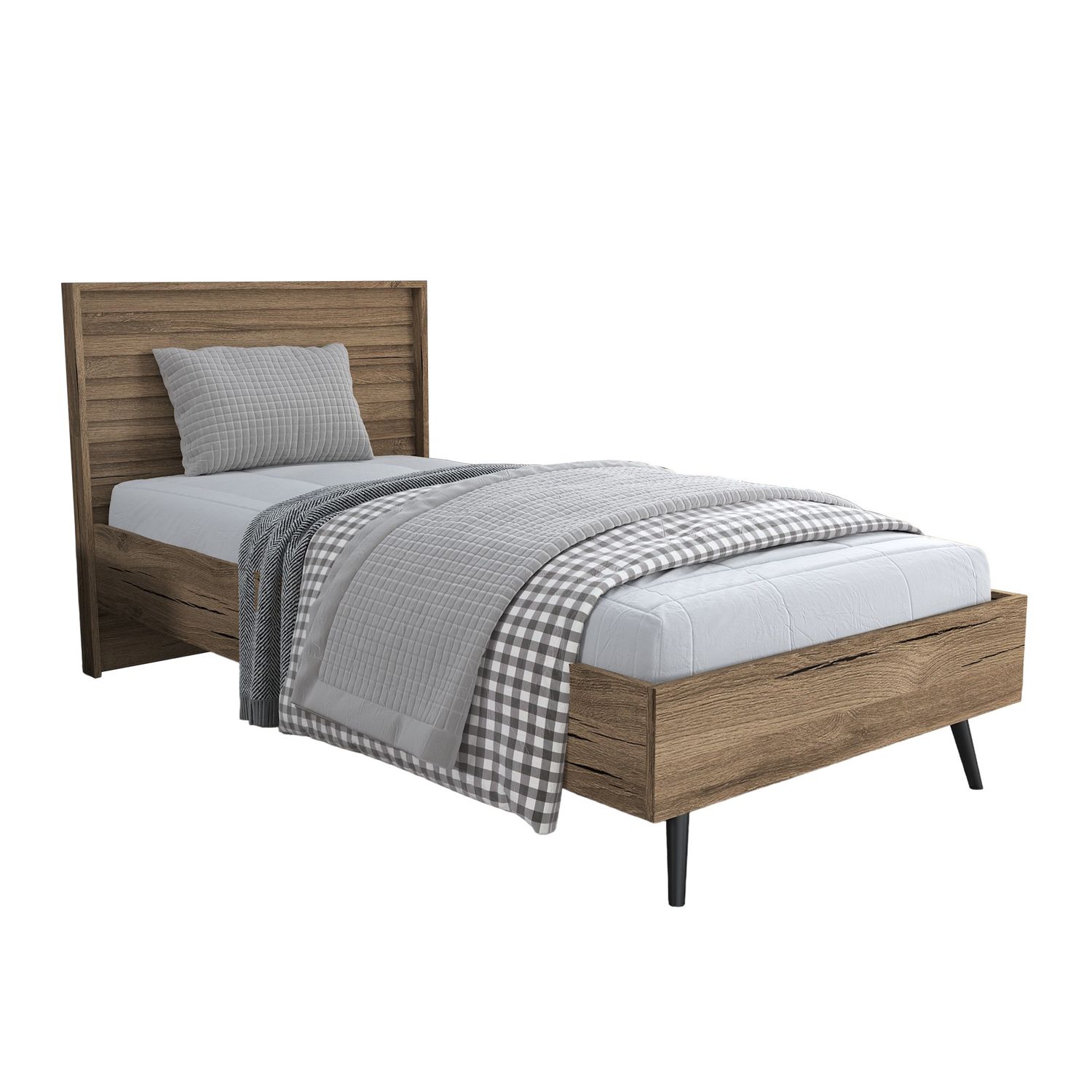 Sänky Linento Furniture FRN-7005, pähkinäpuu