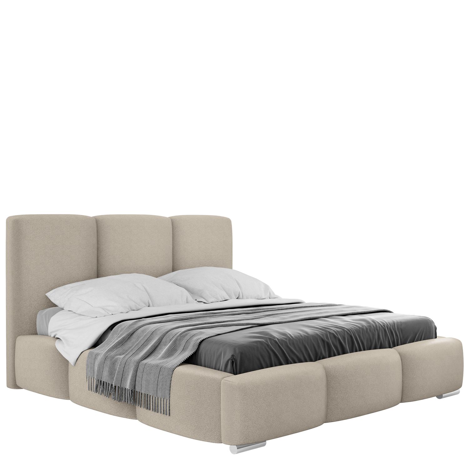 Sänky OLWERIA 180x200, beige (5804)