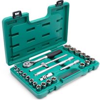 Hylsysarja Sata 1/2&quot; 6-K, 24 osaa, rasiassa