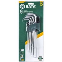 Kuusiokoloavainsarja Sata XL-pitkä 1.5-10mm, 9 osaa