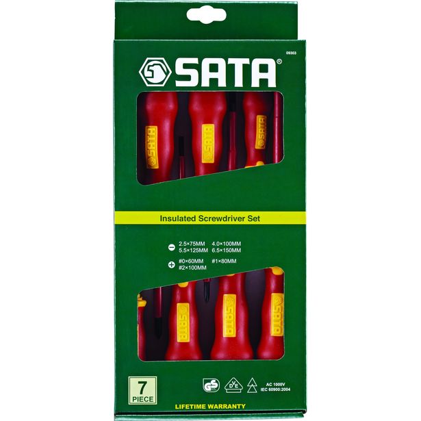 Ruuvitalttasarja Sata VDE PH+ura, 7 osaa